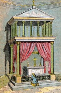 Hrob svatého Martina, kolem roku 1900 (ilustrace) od Unbekannter Künstler
