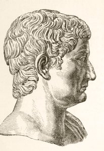 Tiberius Caesar Augustus (42 př. n. l. - 37 n. l.), druhý římský císař, narozen jako Tiberius Claudius Nero, z 