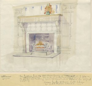 Tittenzor - Krb z Manor House: malba vodovými barvami, 1938 od Unbekannt