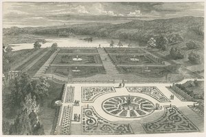 Trentham Gardens: dřevoryt, a [? 19. století] od Unbekannt
