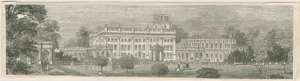 Trentham Hall: dřevoryt, a [? polovina 19. století] od Unbekannt