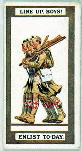 Spojené království : Cigaretové karty - WW1 Recruiting od Unbekannt
