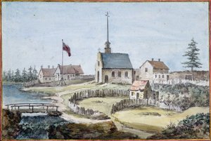 Pohled na La Lorette, Kanada od Unbekannter Künstler
