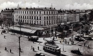 Pohled na křižovatku Jean Jaures v Toulouse, Haute Garonne - pohlednice 1910 ca Soukromá sbírka od Unbekannter Künstler