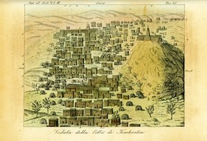 Pohled na město Timbuktu, Mali od Unbekannt