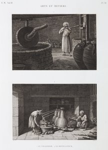 Ocet Výrobce a destilátor octa, Egypt, c 1798 od Unbekannt