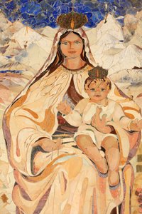 Panna a dítě. Chile. Bazilika Zvěstování, Nazaret, Izrael od Unbekannt