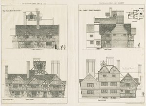 West Bromwich - "The Oaks": Fotolitografie, srpen 1876 od Unbekannt