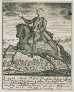 Velitel pruské armády Leopold I. princ z Anhalt-Dessau