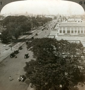Chowringhee Road, Kalkata, Indie, 1900. od Underwood and Underwood