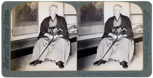 Hrabě Okuma, bývalý ministr zahraničních věcí, vůdce Progresivní strany, Tokio, Japonsko, 1904. od Underwood and Underwood