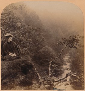 Uděluji mu statečného, ale divokého na Bracklinnské hromové vlně - Scottova dáma jezera, 1898. od Underwood and Underwood