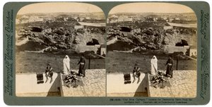 Jeruzalém při pohledu z Damašské brány, Palestina, 1901. od Underwood and Underwood