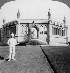 Památník britských žen a dětí zavražděných během indické vzpoury, Cawnpore, Indie, 1903. od Underwood and Underwood