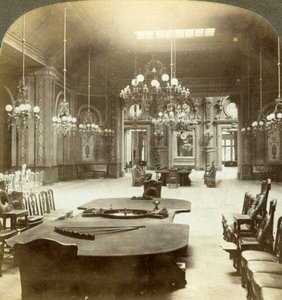 Ruletový salon, Monte Carlo, Monako. od Underwood and Underwood