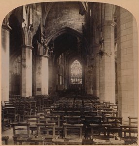 Katedrála svatého Jiljí, Edinburgh, Skotsko, 1896. od Underwood and Underwood