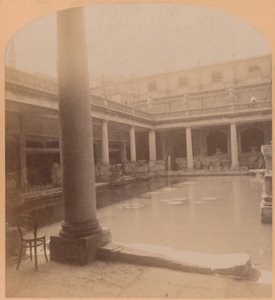 Staré římské lázně, Bath, Anglie, 1900. od Underwood and Underwood
