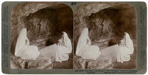 Hrob Ježíše, mimo Jeruzalém, Palestina, 1904. od Underwood and Underwood