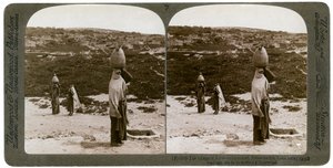 Vesnice Imwas Emmaus, Palestina, 1900. od Underwood and Underwood