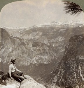 Yosemitské údolí, Kalifornie, USA, 1902 od Underwood and Underwood
