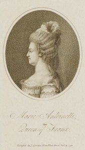 Marie Antoinetta, pozdější francouzská královna od Unidentified