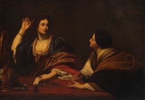 Marta kárá svou marnivou sestru Marii Magdalénu od Unidentified