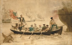 Perry přenáší svou vlajku na Niagaru od Unidentified