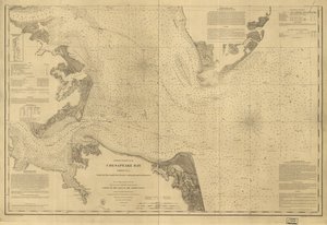 Chesapeake Bay, list č. 1, York River, Hampton Roads, Chesapeake entrance.. LOC 99447134