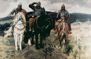 Bogatiri (The Heros) a Victor Michajlovič Vasnetsov, 1898. od Unknown