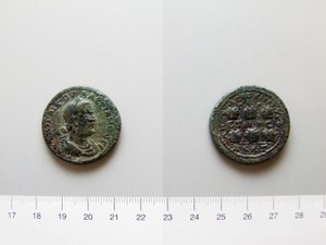 Mince Valeriana, římského císaře; Gallienus, císař římský z Anazarbusu od Unknown