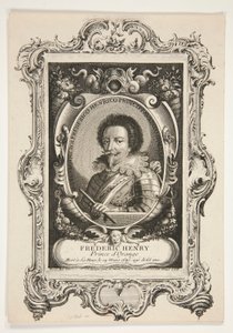 Frederic Henry, princ Oranžský, zemřel v Haagu, 14. března 1677, ve věku 63 let od Unknown
