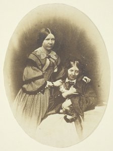 Paní Craik Holding Cat od Unknown