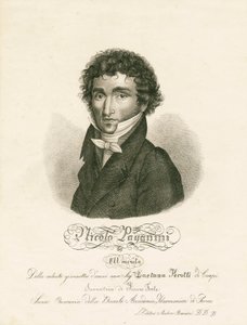 Niccolo Paganini - portrét od Unknown