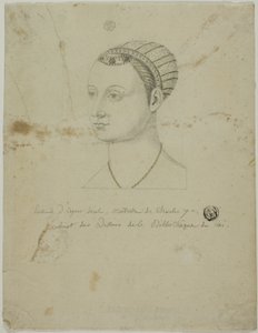 Portrét Agnes Sorel od Unknown