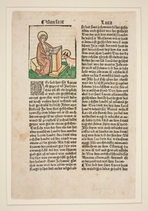 Svatý Lukáš. Ilustrace ke zlaté legendě (Jacobus da Voragine). od Unknown