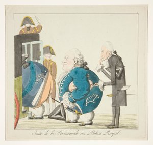 Suite de la Promenade au Palais-Royal (po promenádě v Palais-Royal) od Unknown