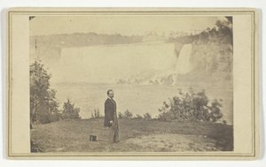 Bez názvu (Muž u Niagarských vodopádů) od Unknown