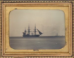 H.M.S. Dauntless v Anchor v Carlisle Bay na Barbadosu