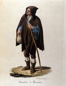 Rolník z oblasti Camastra na Sicílii. od Unknown artist