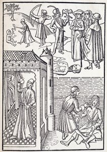 Urolog a chirurg v 15. století. od Unknown artist