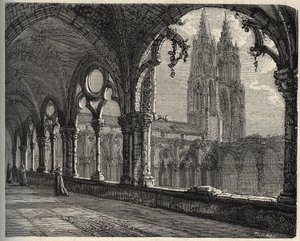 Abbaye Saint-Jean-des-Vignes - Soissons - (Saint Jean des Vignes) - rytina „“ PATRIE“ - PECTUREQUIREQUE POPIS FRANCIE V 6 SVAZTECH LUCIEN HUARD - konec 19. stol. od Unknown artist