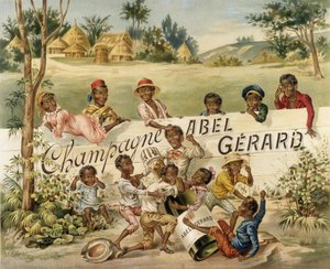 Reklamní plakát na Champagne Abel Gérard, konec 19. století od Unknown artist