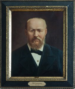 Alexandre Ostrovski - Portrét dramatika Alexandra N. Ostrovského (1823-1886), Anonym. Olej na plátně, druhá polovina 19. stol., Státní muzeum A. Ostrovského, Shchelykovo od Unknown artist