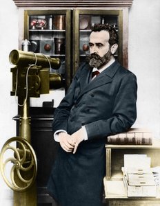 Alphonse Bertillon (1853-1914), francouzský kriminalista, který vytvořil antropometrii. od Unknown artist