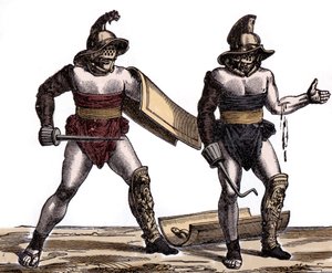 Starověký Řím: Římský gladiátor - Římský starověk: gladiátor od Unknown artist