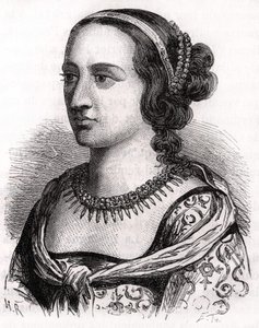 Anny Francouzské, známé jako Paní z Beaujeu (1461 - 1522). od Unknown artist
