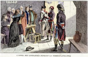 Odvolání odsouzených během teroru (1793-1794) od Unknown artist
