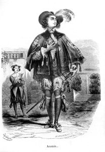 Aramis - ve filmu „Tři mušketýři“ od Alexandra Dumase Pèrea. od Unknown artist
