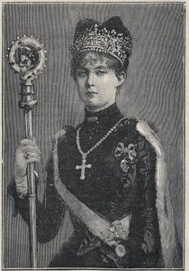 Arcivévodkyně Margarethe Klementine Rakouská - Margaret Clementine Marie Rakouská 1870-1955 Rakouská arcivévodkyně - rytina 1892 od Unknown artist