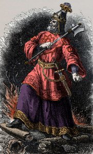 Attila Hun - Attila (395-453) král Hunů od Unknown artist